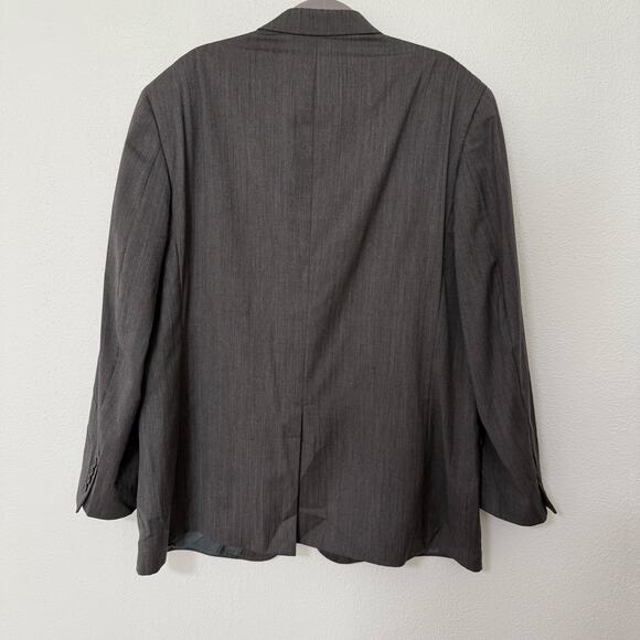 Jos. A. Bank Signature Collection Gray Wool Herringbone Sportscoat Blazer 48R - Picture 11 of 16